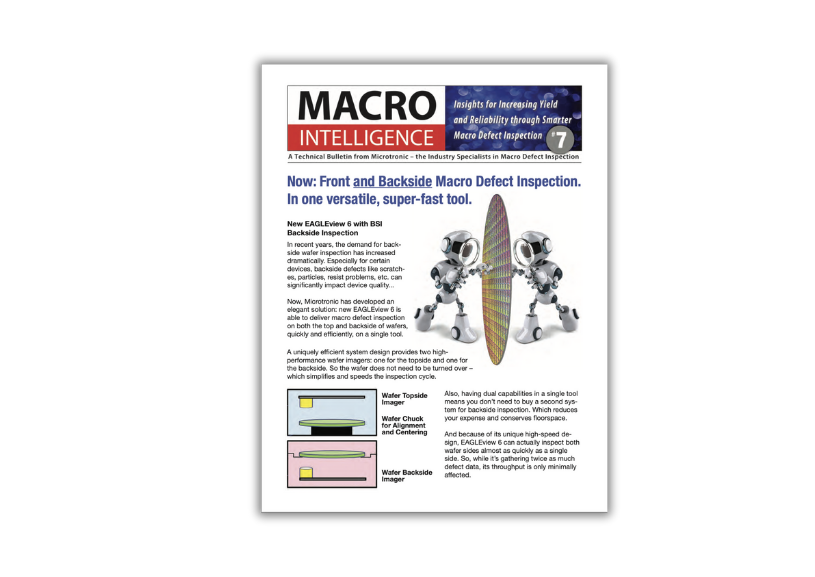 Machine Macro Check Now: Front And Backside Macro Defect Inspection In One Versatile, Super ...